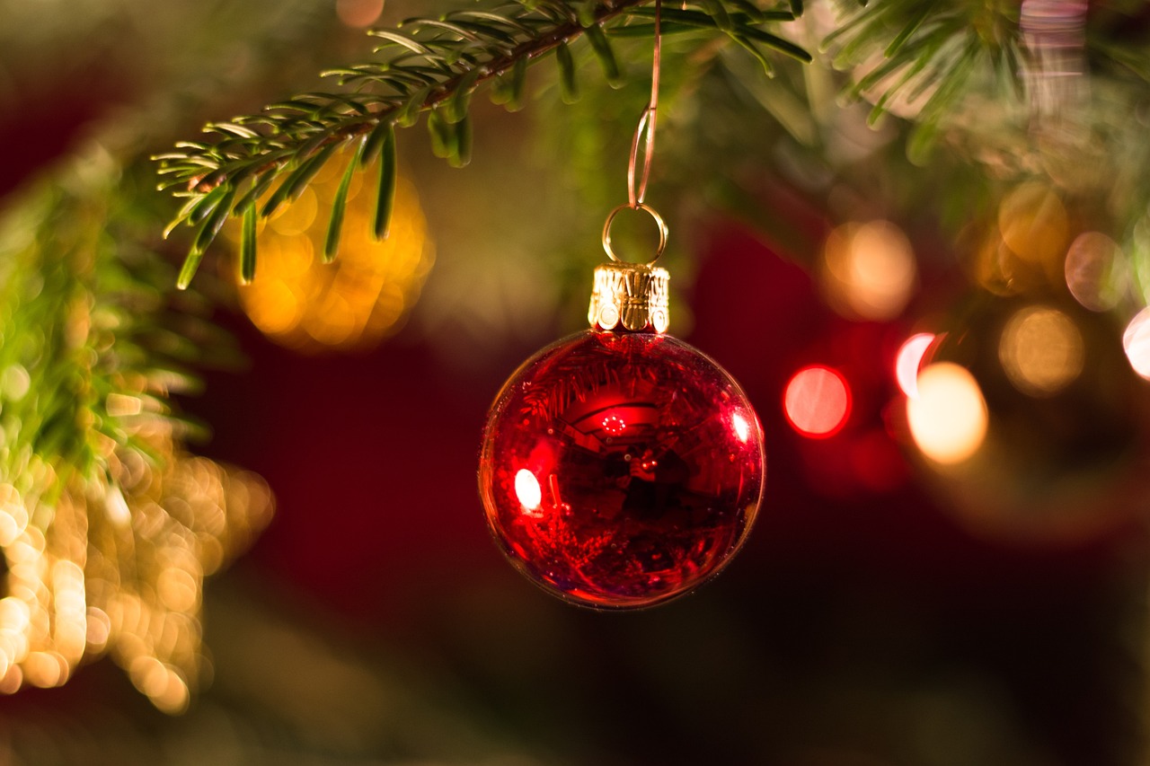 christmas, christmas tree, christmas ball